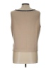 St. John Tan Sweater Vest Size L - photo 2