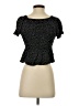 LA Hearts 100% Rayon Black Short Sleeve Top Size XS - photo 2