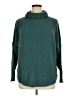 Dorose 100% Acrylic Solid Teal Turtleneck Sweater Size XL - photo 1