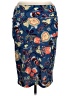 Lularoe Print Blue Casual Skirt Size XL - photo 2