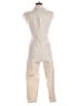 By Anthropologie Solid Ivory Jumpsuit Size 6 - photo 2