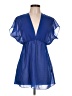 Renee C. Blue Cocktail Dress Size L - photo 1