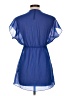 Renee C. Blue Cocktail Dress Size L - photo 2