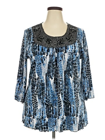 Essentials 3/4 Sleeve Blouse (view 1)