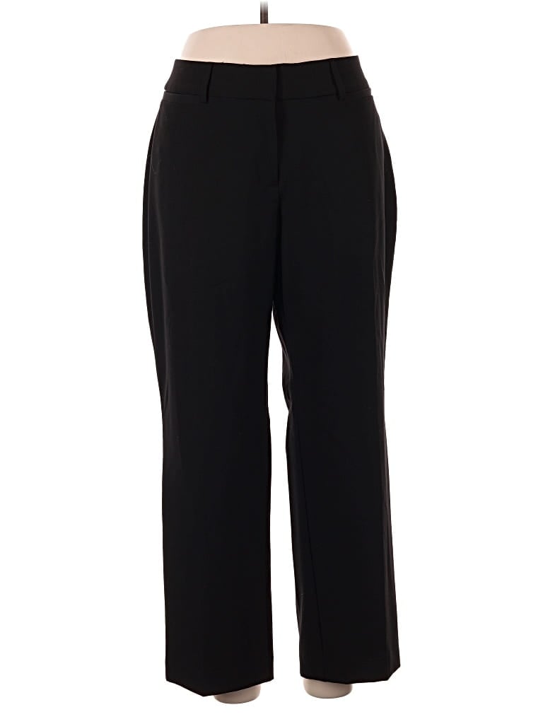 Pre-owned Lane Bryant Dress Pants In Black