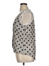 Love U Dear Polka Dots Gray Silver Sleeveless Blouse Size XL - photo 5