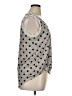 Love U Dear Polka Dots Gray Silver Sleeveless Blouse Size XL - photo 4