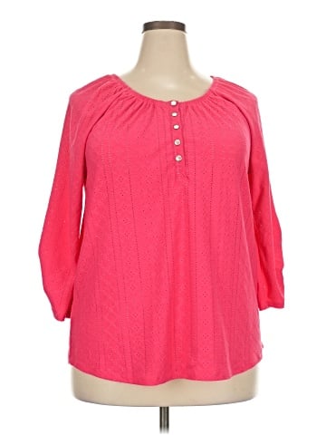 NY Collection 3/4 Sleeve Blouse (view 1)