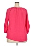 NY Collection Pink 3/4 Sleeve Blouse Size 2X - photo 2