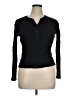 St. John's Bay 100% Cotton Black Long Sleeve Top Size XL - photo 1