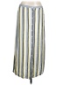 Max Studio Stripes Gray Casual Skirt Size L (estimated) - photo 1