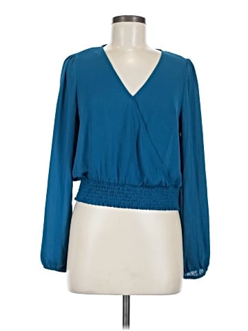 Pink Rose Long Sleeve Blouse (view 1)