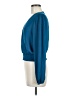 Pink Rose 100% Polyester Teal Long Sleeve Blouse Size M - photo 5