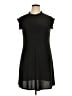 Tiana B. Solid Black Casual Dress Size XL - photo 1