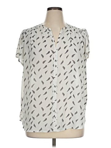 Monday Fun Short Sleeve Blouse (view 1)