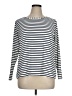 Lands' End Stripes Ivory Long Sleeve Top Size 1X - photo 1