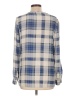 Joie Plaid Blue Long Sleeve Blouse Size L - photo 2