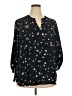 Mix by 41 Hawthorn 100% Polyester Black Long Sleeve Blouse Size 2X - photo 1