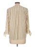MICHAEL Michael Kors Gold 3/4 Sleeve Blouse Size L - photo 2