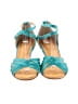Unbranded Color Block Teal Sandals Size 5 1/2 - photo 2