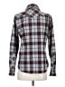 Pendleton 100% Virgin Wool Plaid Gray Long Sleeve Button-Down Shirt Size S - photo 2