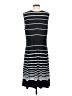 Sandra Darren Stripes Black Casual Dress Size 12 - photo 2