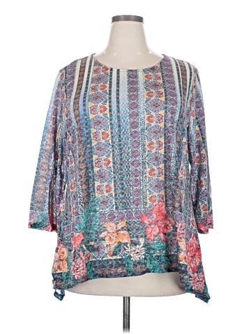 Ruby Rd. 3/4 Sleeve Blouse (view 1)