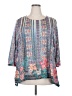 Ruby Rd. Teal 3/4 Sleeve Blouse Size 2X - photo 1