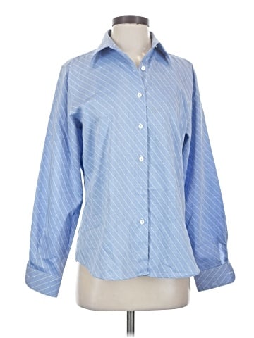 Foxcroft Long Sleeve Button-Down Shirt (view 1)