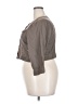 Torrid Gray 3/4 Sleeve Button-Down Shirt Size 2X Plus (2) - photo 5