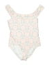 Marilyn Monroe Paisley Ivory Pink One Piece Swimsuit Size L - photo 1
