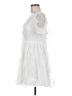 Freesia 100% Polyester White Cocktail Dress Size M - photo 5
