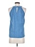 Anne Carson 100% Rayon Blue Sleeveless Blouse Size S - photo 2