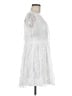 Freesia 100% Polyester White Cocktail Dress Size M - photo 4
