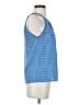 Anne Carson 100% Rayon Blue Sleeveless Blouse Size S - photo 4
