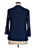 Timeson Blue 3/4 Sleeve Blouse Size XL - photo 2