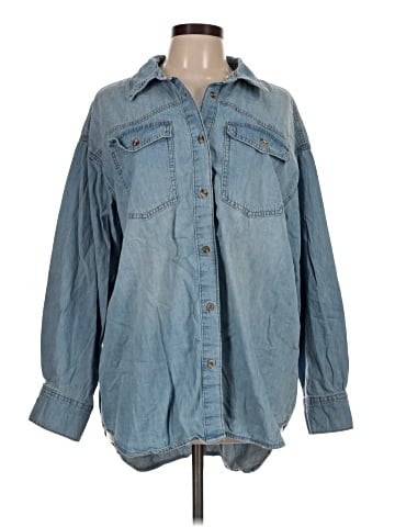 SOFIA Long Sleeve Button-Down Shirt (view 1)