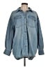 SOFIA 100% Cotton Blue Long Sleeve Button-Down Shirt Size L - photo 1