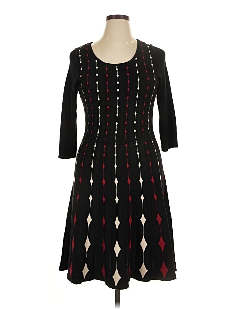 Pre-owned Danny & Nicole Casual Dress In Black
