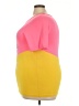 Unbranded Color Block Pink Short Sleeve T-Shirt Size 3X (estimated) - photo 5