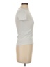 Zara 100% Cotton Solid White Ivory Short Sleeve Turtleneck Size XS - photo 4