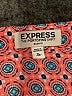 Express 100% Polyester Hearts Pink 3/4 Sleeve Blouse Size XL - photo 7