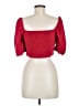 Miami 100% Polyester Red 3/4 Sleeve Blouse Size M - photo 2
