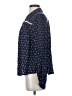 Free People Polka Dots Blue Long Sleeve Blouse Size XS - photo 5