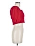 Miami 100% Polyester Red 3/4 Sleeve Blouse Size M - photo 4