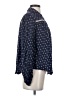 Free People Polka Dots Blue Long Sleeve Blouse Size XS - photo 4