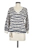 Democracy Stripes Ivory Pullover Sweater Size M - photo 1
