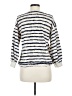 Democracy Stripes Ivory Pullover Sweater Size M - photo 2