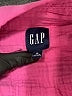 Gap 100% Cotton Houndstooth Pink Long Sleeve Button-Down Shirt Size M - photo 7