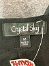 Crystal Sky Solid Black Romper Size M - photo 4